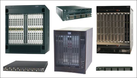 1999 bis 2006: IBM SAN, Switches und Direktoren der Hersteller Brocade, McData (CNT) und Cisco 1999 bis 2006: IBM SAN, Switches und Direktoren der Hersteller Brocade, McData (CNT) und Cisco
