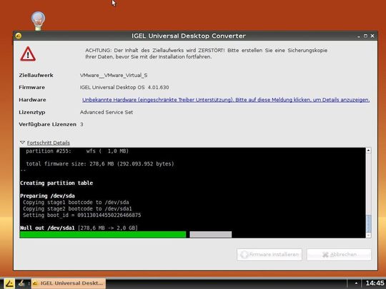 Die Installation des UDC nimmt nur wenige Minuten in Anspruch. Die Installation des UDC nimmt nur wenige Minuten in Anspruch.