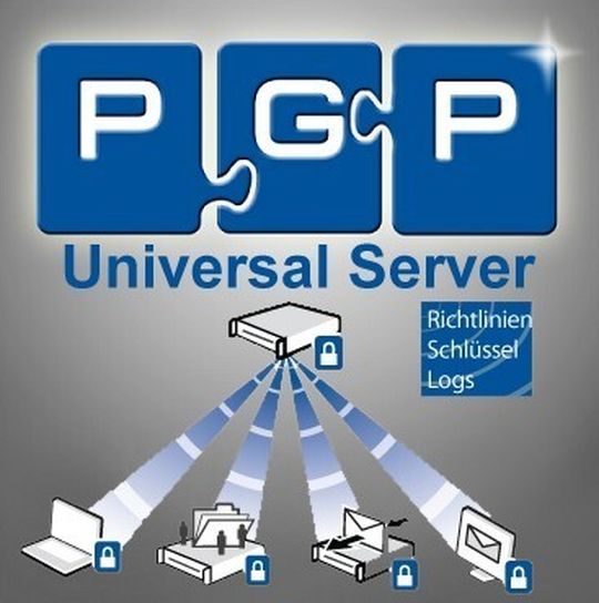 PGP Universal Server bietet automatische Verschlüsselung von E-Mails, Festplatten und Dateien für das gesamte Unternehmen über eine einheitliche Verwaltungskonsole. PGP Universal Server bietet automatische Verschlüsselung von E-Mails, Festplatten und Dateien für das gesamte Unternehmen über eine einheitliche Verwaltungskonsole.