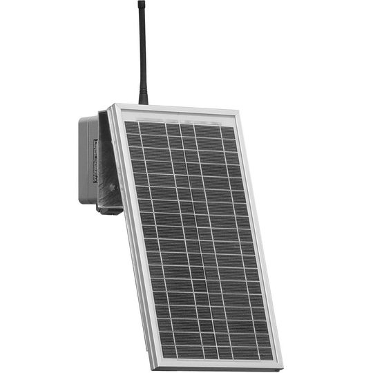 Das Solarmodul macht den Datenlogger unabhängig von Stromleitungen. (Bild: VKD Mess- und Prüfsysteme)