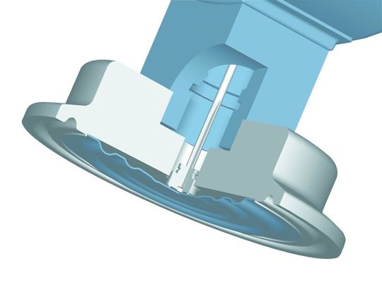 Eine trockene Messzelle verhindert die Kontamination des Mediums im Falle eines Membranbruches. (Bild: Bilder: Wika) Eine trockene Messzelle verhindert die Kontamination des Mediums im Falle eines Membranbruches. (Bild: Bilder: Wika)
