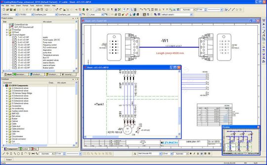 Die Zusammenarbeit zwischen Elektro- und Mechanikkonstruktion in der Entwicklung von Kabelbäumen ermöglicht ein effizienteres und hochwertiges Produktdesign. E³.cable von Zuken bietet eine integrierte, logikorientierte Lösung auf Windows-Basis zur vollständigen Dokumentation von Schaltungen, Kabeln und Kabelbäumen Die Zusammenarbeit zwischen Elektro- und Mechanikkonstruktion in der Entwicklung von Kabelbäumen ermöglicht ein effizienteres und hochwertiges Produktdesign. E³.cable von Zuken bietet eine integrierte, logikorientierte Lösung auf Windows-Basis zur vollständigen Dokumentation von Schaltungen, Kabeln und Kabelbäumen