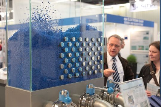 Powtech und TechnoPharm: Dreh- und Angelpunkt der internationalen Schüttgut-Branche (Bild: Nürnberg Messe)