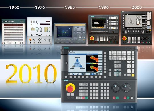 Siemens brachte mit Sinumerik 1960 die weltweit erste industrietaugliche NC (Numerical Control)-Steuerung auf den Markt und erhöhte damit Produktivität und Flexibilität von Fertigungsprozessen. Heutzutage vernetzen Kunden mit Sinumerik alle Bereiche ihres Produktionsbetriebs, um Daten von der Entwicklung über die Konstruktion bis hin zur Fertigung an der CNC-gesteuerten Maschine auszutauschen. Siemens brachte mit Sinumerik 1960 die weltweit erste industrietaugliche NC (Numerical Control)-Steuerung auf den Markt und erhöhte damit Produktivität und Flexibilität von Fertigungsprozessen. Heutzutage vernetzen Kunden mit Sinumerik alle Bereiche ihres Produktionsbetriebs, um Daten von der Entwicklung über die Konstruktion bis hin zur Fertigung an der CNC-gesteuerten Maschine auszutauschen.