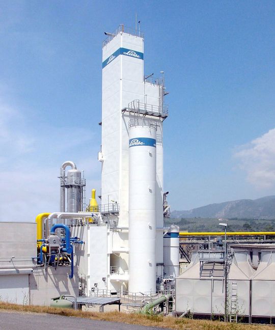 Luftzerlegungsanlage in Terni, Italien (Bild: Linde)