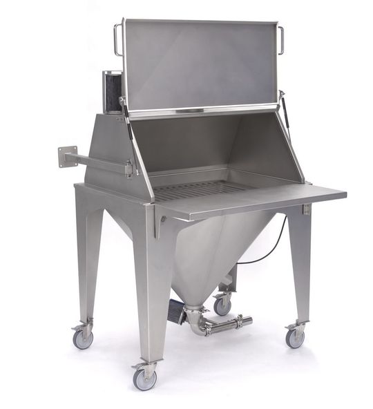 Produktaufgabestation PAS 180 (Bild: Volkmann)