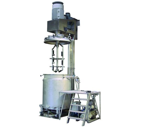 Die richtigen Sicherheitsmaßnahmen rüsten Misch- und Rühranlagen wie z.B. das abgebildete Vakuum-Koaxialrührwerk für den Einsatz im Ex-Bereich. (Bild: Herbst Maschinenfabrik)