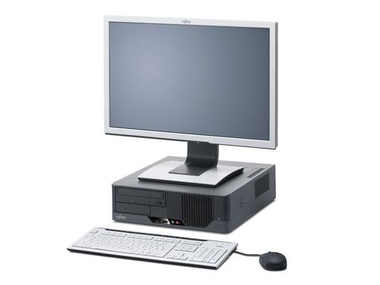 Fujitsu bietet mit den Modellen Esprimo E5645 (im Bild) und P5645 jetzt Rechner mit neuer AMD Sechs-Kern-Prozessortechnologie an Fujitsu bietet mit den Modellen Esprimo E5645 (im Bild) und P5645 jetzt Rechner mit neuer AMD Sechs-Kern-Prozessortechnologie an