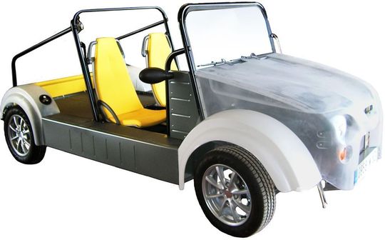 Der Sprite Kleinwagen als Prototyp. Bild: Materialise Der Sprite Kleinwagen als Prototyp. Bild: Materialise