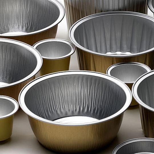 Aluminiumdosen, wie sie auf Exzenterpressen für die Verpackungs- und Lebensmittelindustrie hergestellt werden. Bild: Beutler Nova Aluminiumdosen, wie sie auf Exzenterpressen für die Verpackungs- und Lebensmittelindustrie hergestellt werden. Bild: Beutler Nova