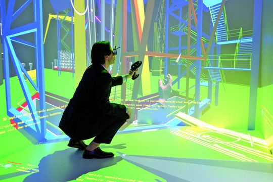 DAVE ist das Akronym für „definitively affordable virtual environment“ – hier kann der Betrachter dreidimensionale Objekte in der virtuellen Welt betrachten, ändern und sogar um diese herumgehen. (Bild: Digital Image) DAVE ist das Akronym für „definitively affordable virtual environment“ – hier kann der Betrachter dreidimensionale Objekte in der virtuellen Welt betrachten, ändern und sogar um diese herumgehen. (Bild: Digital Image)
