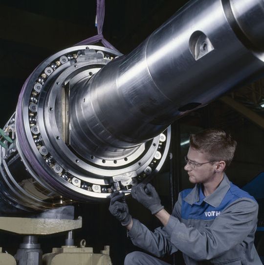 Wieder gut zu tun: Im deutschen Maschinen- und Anlagenbau füllend sich zusehends die Auftragsbücher. Bild: Voith Wieder gut zu tun: Im deutschen Maschinen- und Anlagenbau füllend sich zusehends die Auftragsbücher. Bild: Voith