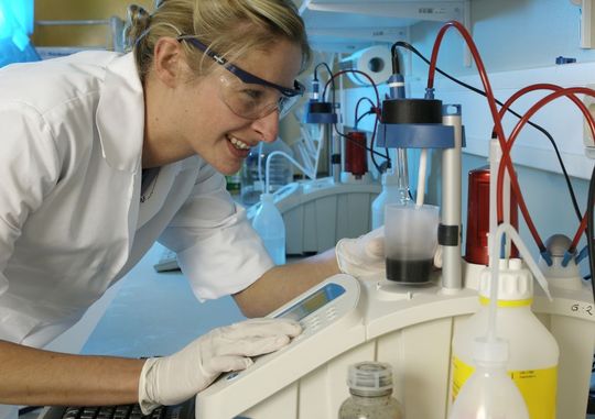 Untersuchung der Prozessbiologie einer Biogasanlage (Bild: ttz Bremerhaven)