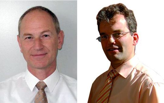 Wolfgang Nägele, neuer Vetriebsleiter, und Georg Petzinger, neuer technischer Leiter (von links). (Bild: Bilder: Handtmann Elteka)