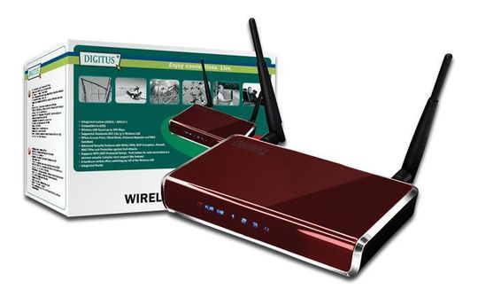 Im WLAN-Router Red Rapid X, DN-7060, von Digitus ist ein Modem eingebaut. Im WLAN-Router Red Rapid X, DN-7060, von Digitus ist ein Modem eingebaut.