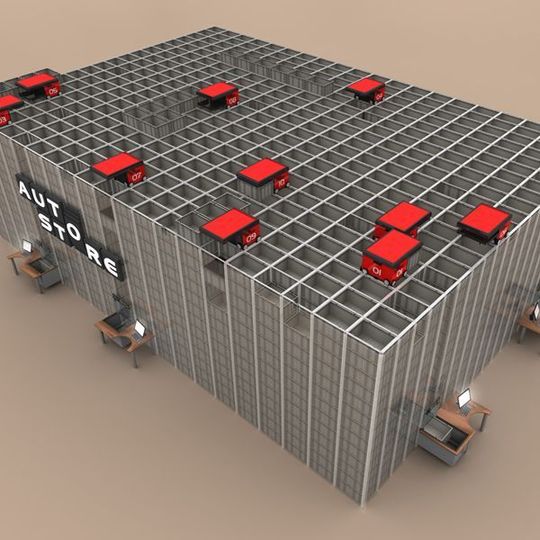 Das Autostore ist ein kompaktes Kleinteilelagersystem, das auch die Aufgaben eines Transport- und Kommissioniersystems abdeckt. Bild: AM-Automation Das Autostore ist ein kompaktes Kleinteilelagersystem, das auch die Aufgaben eines Transport- und Kommissioniersystems abdeckt. Bild: AM-Automation