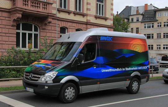 Stickoxid (NOx)-Minderung mit SCR (Bild: Emitec) Stickoxid (NOx)-Minderung mit SCR (Bild: Emitec)