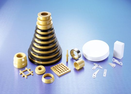 Bauteile aus Zirkonoxid für den Maschinen- und Gerätebau. (Bild: CeramTec)