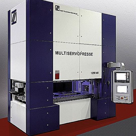 Die Multiservopresse von H & T ist eine typische Vertreterin der neuen Pressengeneration. Bild: H & T Die Multiservopresse von H & T ist eine typische Vertreterin der neuen Pressengeneration. Bild: H & T