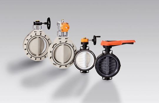 Die Absperrklappe Typ 567 ist bis DN 600 erhältlich. (Bild: Georg Fischer)