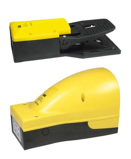 AirTec bietet die fußbetätigten Ventile aus der Easy-Line-Baureihe mit und ohne Schutzhaube an (Bild: AirTec)