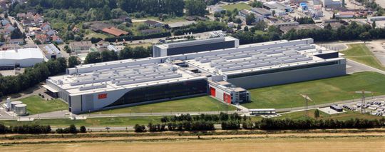 Das neue Großgetriebewerk am Standort Bruchsal (Bild: SEW-Eurodrive)