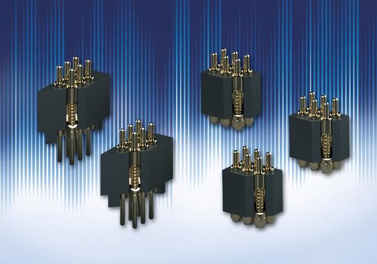 Mill-Max (Vertrieb WDI) hat eine neue Serie von ein- und zweireihigen Federkontakt-Steckverbindern mit 1,27 mm Pinabstand für Surface-Mount- und Durchsteck-Montage herausgebracht. (Bild: WDI)