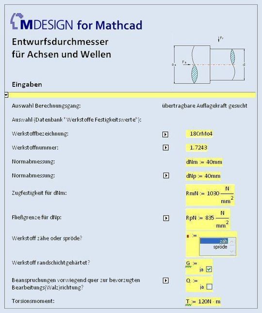 In der Arbeitsblatt-Sammlung MDESIGN for Mathcad werden die Mathcad-Funktionalitäten zusammengeführt. (Bild: Tedata) In der Arbeitsblatt-Sammlung MDESIGN for Mathcad werden die Mathcad-Funktionalitäten zusammengeführt. (Bild: Tedata)