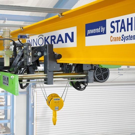 Krananlagen von Innokran „powered by“ Stahl Cranesystems: Der Krantechnik-Spezialist Stahl Cranesystems liefert die Technik für sämtliche Innokran-Anlagen. Bild: Stahl Cranesystems Krananlagen von Innokran „powered by“ Stahl Cranesystems: Der Krantechnik-Spezialist Stahl Cranesystems liefert die Technik für sämtliche Innokran-Anlagen. Bild: Stahl Cranesystems
