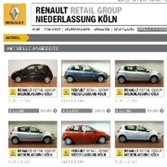 Die Fahrzeugsuche auf www.renault-koeln.de ist gut strukturiert und tagesaktuell. Die Fahrzeugsuche auf www.renault-koeln.de ist gut strukturiert und tagesaktuell.