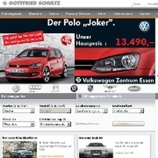 Die Fahrzeugsuche findet sich gleich auf der Startseite von www.gottfried-schultz.de. Die Fahrzeugsuche findet sich gleich auf der Startseite von www.gottfried-schultz.de.