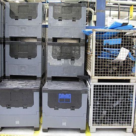 Borg-Warner Turbo Systems wird am Standort Kirchheimbolanden alle Gitterboxen durch faltbare Großladungsträger ersetzen. Bild: Schoeller Arca Systems Borg-Warner Turbo Systems wird am Standort Kirchheimbolanden alle Gitterboxen durch faltbare Großladungsträger ersetzen. Bild: Schoeller Arca Systems