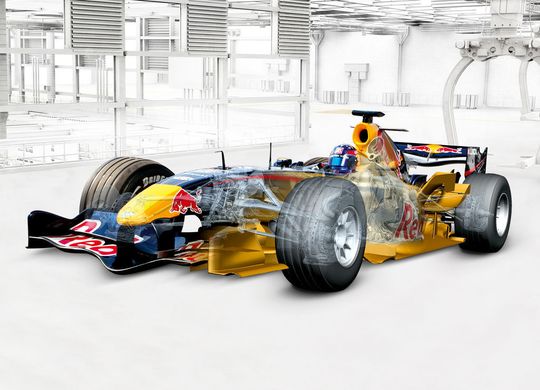 Die beschleunigte Entwicklung verbessert die Rundenzeiten. Bild: Red Bull Die beschleunigte Entwicklung verbessert die Rundenzeiten. Bild: Red Bull