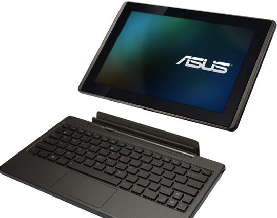 Das Asus Eee Transformer kann durch einklinken einer Tastatur vom Tablet mit ultradünnem Touchscreen zum vollwertigen Laptop werden. Das Asus Eee Transformer kann durch einklinken einer Tastatur vom Tablet mit ultradünnem Touchscreen zum vollwertigen Laptop werden.