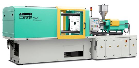Bild 1: Dank ihrem modularen Aufbau lassen sich die All- rounder-Spritzgießmaschinen von der Basis- bis zur Hightechmaschine flexibel erweitern. (Bild: Arburg) Bild 1: Dank ihrem modularen Aufbau lassen sich die All- rounder-Spritzgießmaschinen von der Basis- bis zur Hightechmaschine flexibel erweitern. (Bild: Arburg)