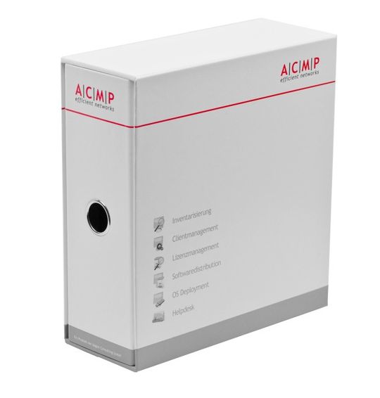 Verpackt wie in einem Leitz-Ordner: Die Client-Management-Software „ACMP“ von Aagon Verpackt wie in einem Leitz-Ordner: Die Client-Management-Software „ACMP“ von Aagon