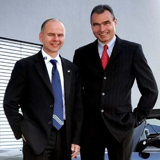 Kaco-Geschäftsführer Ralf Hofmann und Ralf Klenk (v.l.n.r.). (Bild: Kaco New Energy)