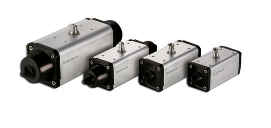 Pneumatische Schwenkantriebe in verschiedenen Größen (Bild: Garlock) Pneumatische Schwenkantriebe in verschiedenen Größen (Bild: Garlock)