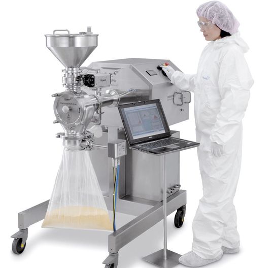 The accuracy of the probe was tested on a HammerWitt Lab, a hammer mill used for grinding small volumes of product in the laboratory. (Pictures: Frewitt) The accuracy of the probe was tested on a HammerWitt Lab, a hammer mill used for grinding small volumes of product in the laboratory. (Pictures: Frewitt)