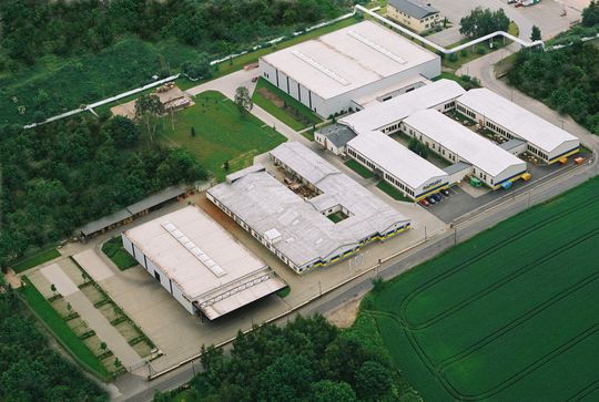 Die Schleifscheibenfabrik Rottluff in Chemnitz gehört nun zu Lukas-Erzett. (Bild: Lukas-Erzett)