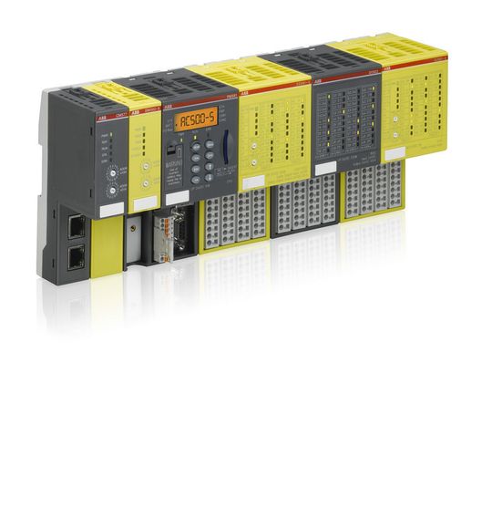 Die neue Sicherheitssteuerung AC500-S von ABB: Durch einfaches Zustecken der Sicherheitsmodule kann jetzt für die SPS-Familie AC500 ein hohes Sicherheitsniveau bis SIL 3 bzw. PLe erreicht werden. (Bild: ABB) Die neue Sicherheitssteuerung AC500-S von ABB: Durch einfaches Zustecken der Sicherheitsmodule kann jetzt für die SPS-Familie AC500 ein hohes Sicherheitsniveau bis SIL 3 bzw. PLe erreicht werden. (Bild: ABB)