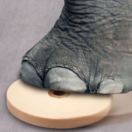 Mit den Dry-Lin-Polymer-Gleitplatten von Igus lassen sich pro Gleitplatte 2 t langsam dynamisch verschieben. Bild: Igus Mit den Dry-Lin-Polymer-Gleitplatten von Igus lassen sich pro Gleitplatte 2 t langsam dynamisch verschieben. Bild: Igus