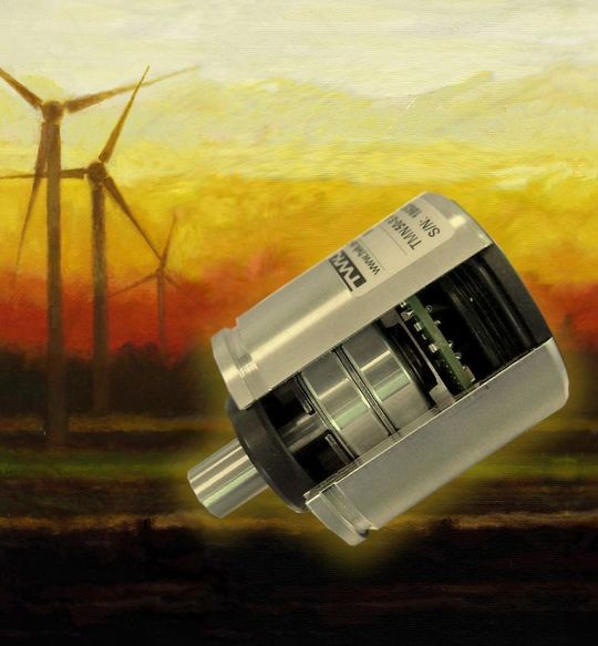 Monotour-Winkelcodierer als Positionsrückmelder bei der Blattverstellung von Windkraftanlagen. Monotour-Winkelcodierer als Positionsrückmelder bei der Blattverstellung von Windkraftanlagen.