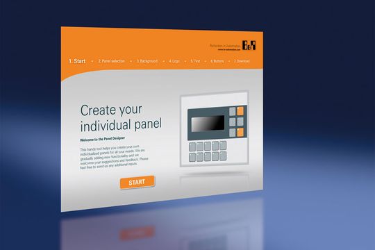 Mit dem B&R Panel Designer können Kunden mit wenigen Klicks ihr individuelles Panel selbst gestalten. (Bild: B&R) Mit dem B&R Panel Designer können Kunden mit wenigen Klicks ihr individuelles Panel selbst gestalten. (Bild: B&R)