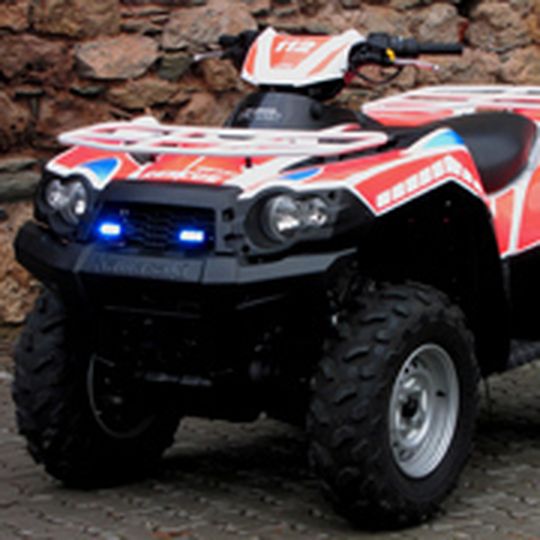 Das Rettungsquad von Kawasaki. Das Rettungsquad von Kawasaki.