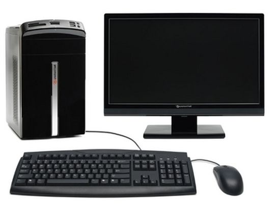 Der PC von Packard Bell kommt inklusive Monitor, Tatsatur und Maus. Der PC von Packard Bell kommt inklusive Monitor, Tatsatur und Maus.