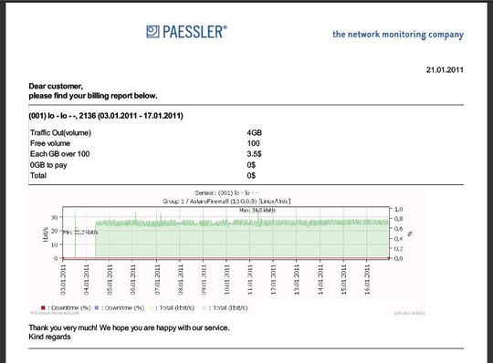 Das PRTG Billing Tool kann direkt aus der Monitoringlösung PDF-Rechnungen generieren Das PRTG Billing Tool kann direkt aus der Monitoringlösung PDF-Rechnungen generieren