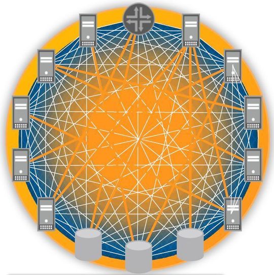 Juniper bringt mit QFabric eine neue Netzarchitektur und mit QFX3500 den ersten Switch dazu auf den Markt. Voran gegangen sind 1 Million Mannstunden Entwicklung und Forschung und 125 Patenanmeldungen. Juniper bringt mit QFabric eine neue Netzarchitektur und mit QFX3500 den ersten Switch dazu auf den Markt. Voran gegangen sind 1 Million Mannstunden Entwicklung und Forschung und 125 Patenanmeldungen.