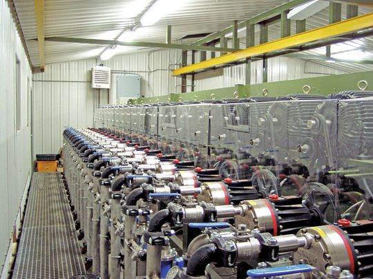 Each pump is individually controlled to match varying conditions within its own well. (Picture: Wanner) Each pump is individually controlled to match varying conditions within its own well. (Picture: Wanner)