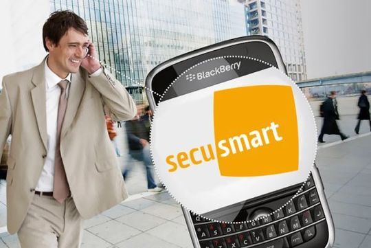 Secusmart bringt die sichere Telefonie- und SMS-Lösung SecuVOICE jetzt auch für Blackberry und außerdem sicheren E-Mail-Verkehr mit SecuEMAIL. Secusmart bringt die sichere Telefonie- und SMS-Lösung SecuVOICE jetzt auch für Blackberry und außerdem sicheren E-Mail-Verkehr mit SecuEMAIL.